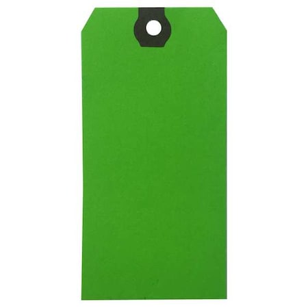 Shipping Tag, Colored, Green, PK500