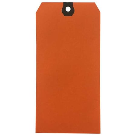 Shipping Tag, Colored, Orange, PK1000