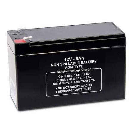 Sealed Lead Acid Battery, 12V, 9Ah, AGM