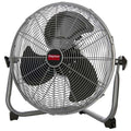 Floor Fan, 3 Speeds, Silver, Wall and Ceiling Bracket