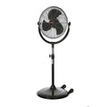 Pedestal Fan, 3 Speeds, Silver, Tilting Head