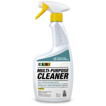 All Purpose Cleaner, Trigger Spray Bottle, 32 oz, Lemon