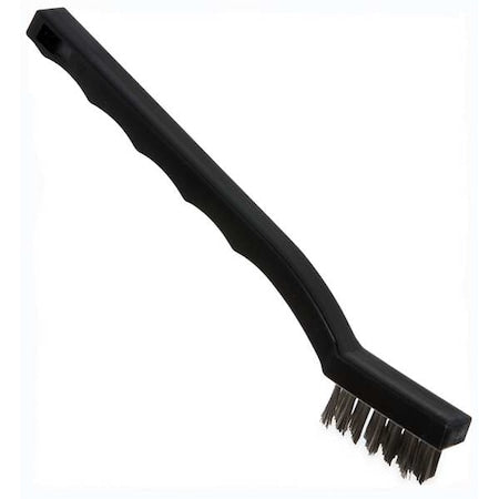 Utility Brush, 7 in L, Plastic Handle
