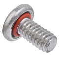 1/4"-20 x 1 in Phillips Pan Machine Screw, Plain 18-8 Stainless Steel, 5 PK