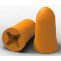 accuFit Disposable Foam Ear Plugs, Bullet Shape, 30 dB, Orange, 200 PK