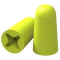 accuFit Disposable Foam Ear Plugs, Bullet Shape, 32 dB, Yellow, 60 PK