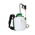 2 1/2 gal Backpack Sprayer, Plastic, 5 ft L Hose, Cone/ Fan/ Jet Nozzle Spray Pattern, 60 psi Max
