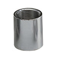 IMC Coupling, 2-1/2 in, Threaded, Aluminum, Zinc Plated, Silver