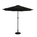 Octagon Auto Tilt Umbrella Black