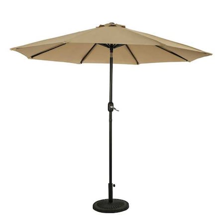 Octagon Auto Tilt Umbrella Champagne