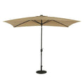 Rectangle Umbrella W/ Led Bulb Lights