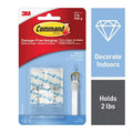 Hook, Clear, Plastic, 3/4 in D, PK2