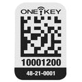 ONE-KEY Asset ID Tag for Small Plastic Surfaces, PK200