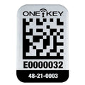 ONE-KEY Asset ID Tag for Small Metal Surfaces, PK100