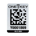 ONE-KEY Asset ID Tag for Large Metal Surfaces, PK25