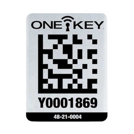ONE-KEY Asset ID Tag for Large Metal Surfaces, PK25