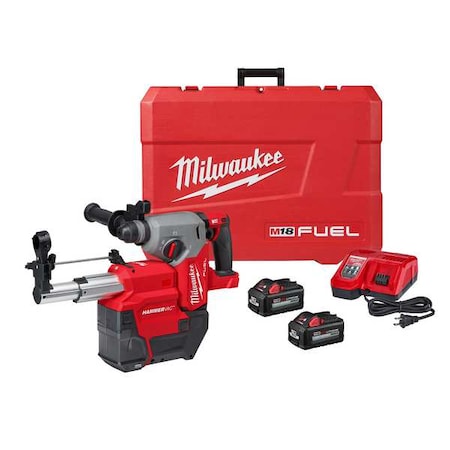 M18 FUEL 1 in. SDS-Plus Rotary Hammer Kit with HAMMERVAC Dedicated Dust Extractor