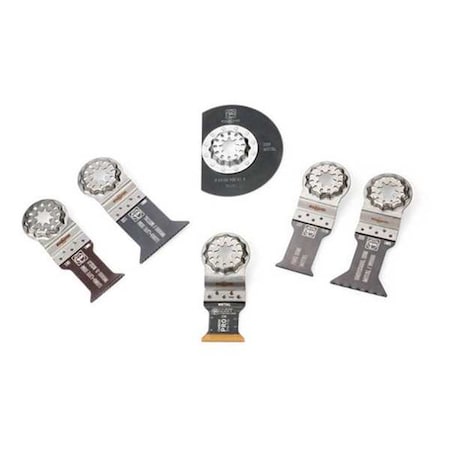 OscilToolBladeSet, 6pcs, W:0.875"to2.1875"