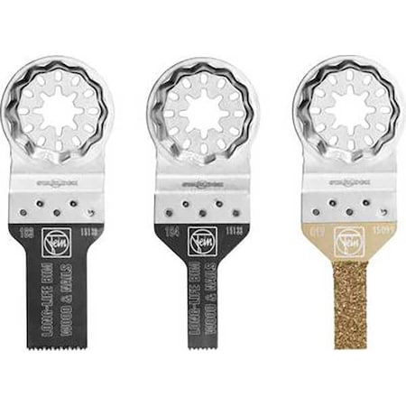 OscilToolBladeSet, 3pcs, W:0.375";0.8125