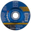 4-1/2" x 1/4 Grinding Wheel, 7/8" A.H. - PSF STEELOX - Type 27