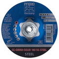 Depressed Center Grinding Wheel, Type 27, 7 in Dia, 0.125 in Thick, 5/8"-11 Arbor Hole Size