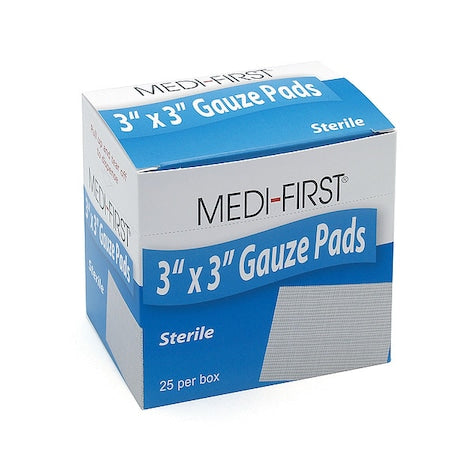 Gauze Pad, Sterile, 12 Ply Cotton, PK25