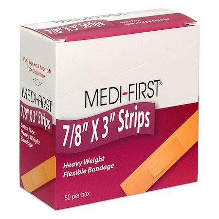 Bandage, Fabric, Box, 3 In L, PK50