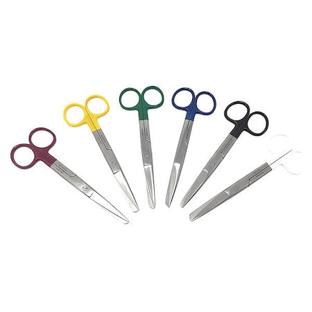 Lab Dissecting Scissors, 5.5", Black
