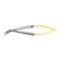 Micro Sprng Scissor, Gold Hand, Angled, 4.5