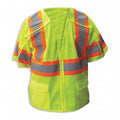 Safety Vest, Lime, Cls3, 5pt Brkawy, XL