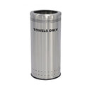 25 gal Recycling Bin, Stainless Steel