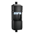 2 gal Rectangular Cleaning Can/Trash Can, Black, 14 3/4 in