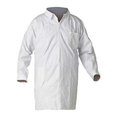 Lab Coat, White, S, 30 PK
