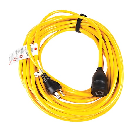 Extension Cord, 14 ga., 50 ft., Yellow