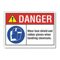 Decaldanger Wear Face Shield, 5"x3.5"