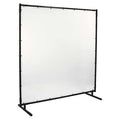 Welding Screen, Transparent Vinyl, 6 ft W., 6 ft H., 13 oz/sq yd, 150 Degrees F Withstand Temp.