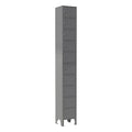 Cell Phone Locker,9""x5-3/4"",Steel,Gray