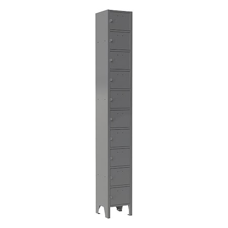 Cell Phone Locker,9""x5-3/4"",Steel,Gray
