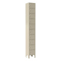 Cell Phone Locker, 9"x5-3/4", Steel, Tan