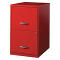 2 Drawer Vertical File Cabinet, Lava Red, Letter