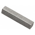 Undersized Machine Key, Square End, Steel, Plain, 5-1/2 in L, 5/8 in Sq