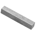 Undersized Machine Key, Square End, Steel, Plain, 3-1/2 in L, 1/2 in Sq
