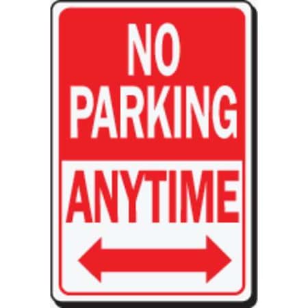Reflective Sign, No Parking Anytime, HD
