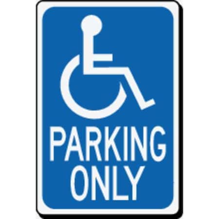 Reflective Sign, Handicapped Parking, HD