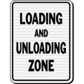 Reflective Sign, Loading and Unloading, HD