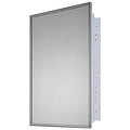 20"" x 30"" Deluxe Recessed Mounted SS Framed Medicine Cabinet