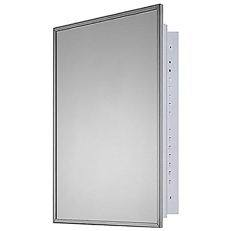 20"" x 30"" Deluxe Recessed Mounted SS Framed Medicine Cabinet