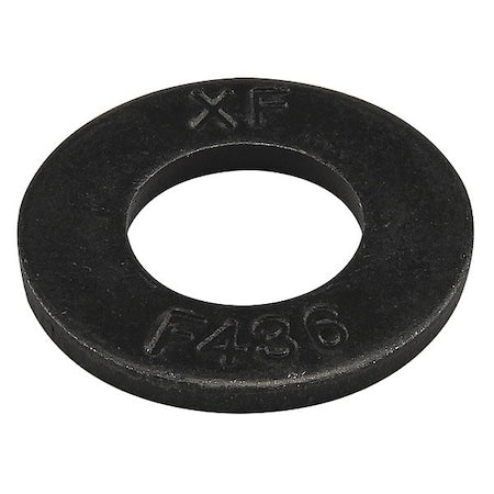 Flat Washer, For Screw Size 5/16" , Steel Zinc Plated Finish