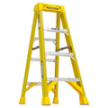 4 ft Fiberglass Stepladder, 375 lb Capacity
