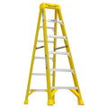 6 ft Fiberglass Stepladder, 375 lb Capacity